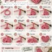Numbered step-by-step panels showing how to crochet a heart, from the starting ring through the stitch sequence to the finished heart